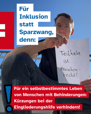 Schriftzug für Inklusion